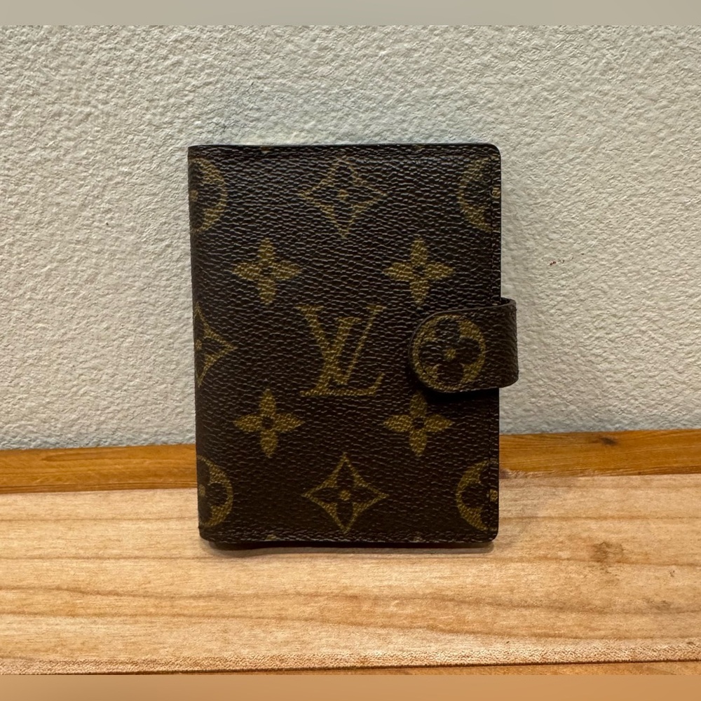 Louis Vuitton Monogram Mini Agenda Cover With Original 2003 Calendar